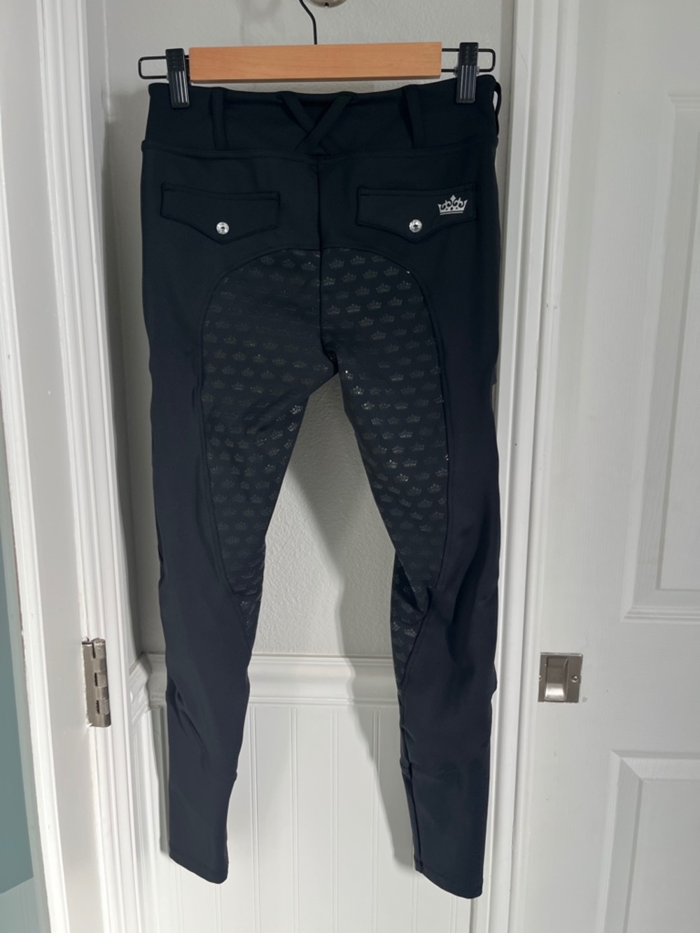 ESPRIT EQUESTRIAN WEAR RIDING TIGHTS BREECHES BLACK SMALL S - Picture 3 of 4